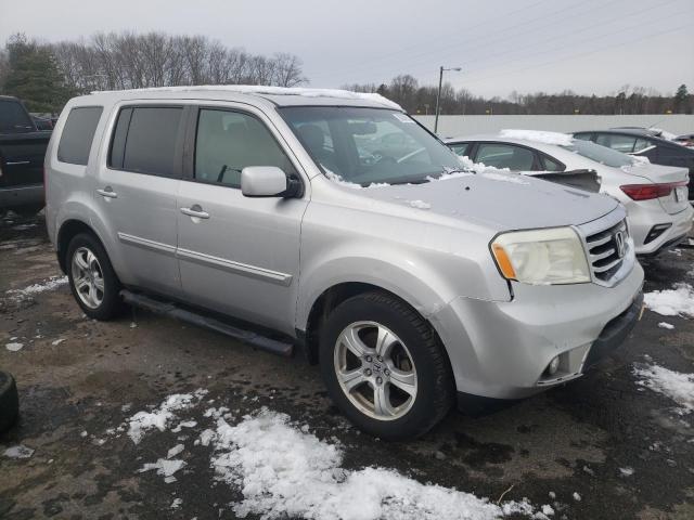 5FNYF4H52CB025688 - 2012 HONDA PILOT EXL SILVER photo 4