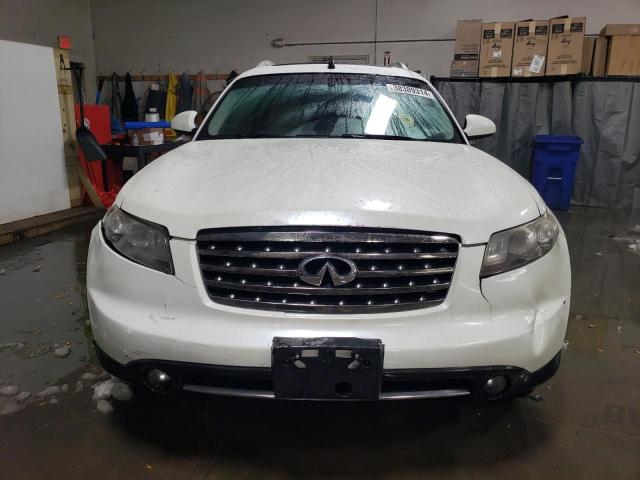 JNRAS08W56X209693 - 2006 INFINITI FX35 WHITE photo 5