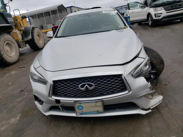 JN1CV7AP9JM240762 - 2018 INFINITI Q50 PURE SILVER photo 5