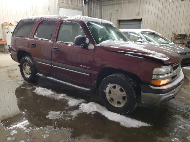 1GNEK13Z63J181000 - 2003 CHEVROLET TAHOE K1500 BURGUNDY photo 4