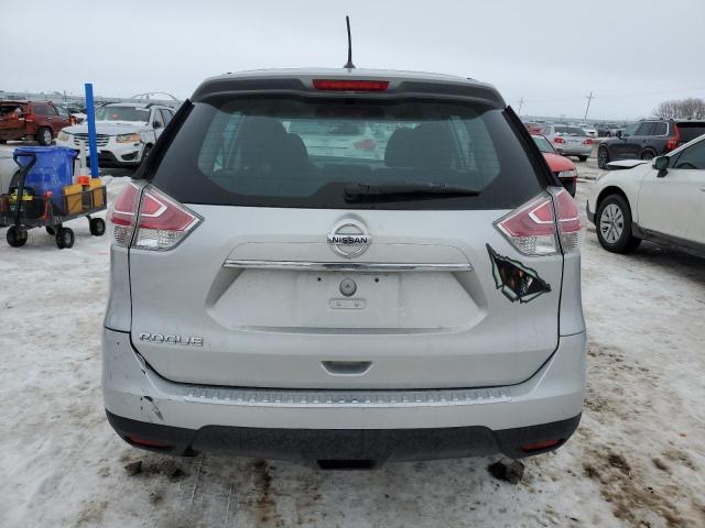 5N1AT2MT2GC920504 - 2016 NISSAN ROGUE S SILVER photo 6