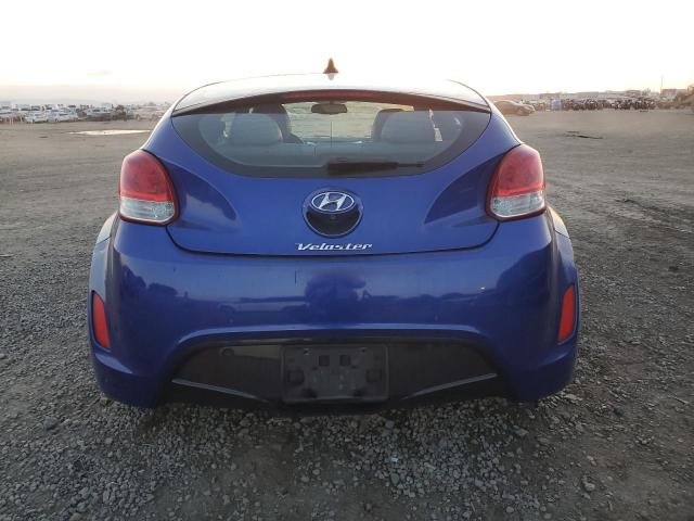 KMHTC6AD4CU043659 - 2012 HYUNDAI VELOSTER BLUE photo 6