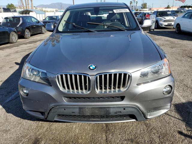 5UXWX7C53DL980543 - 2013 BMW X3 XDRIVE3 GRAY photo 5