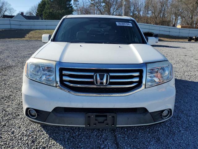 5FNYF3H74EB017509 - 2014 HONDA PILOT EXLN WHITE photo 5