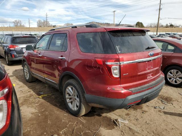 1FM5K8D82EGB10055 - 2014 FORD EXPLORER XLT RED photo 2