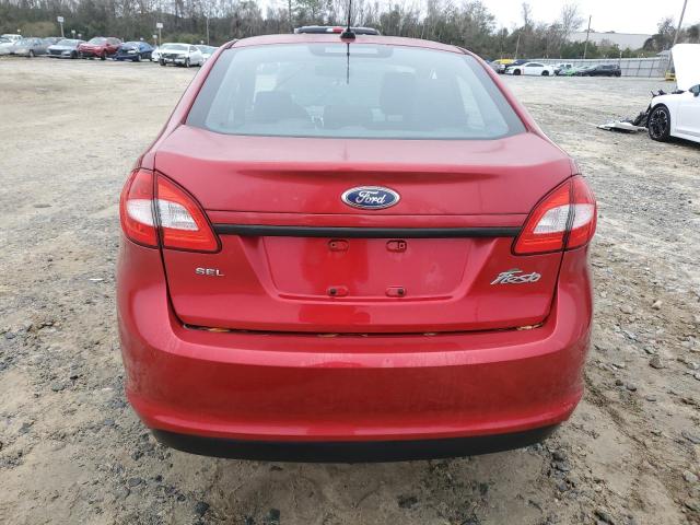 3FADP4CJ7BM212893 - 2011 FORD FIESTA SEL RED photo 6