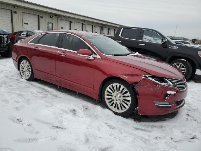 3LN6L2G93ER818276 - 2014 LINCOLN MKZ RED photo 4