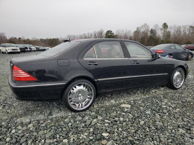 WDBNG83J83A342796 - 2003 MERCEDES-BENZ S 430 4MATIC BLACK photo 3