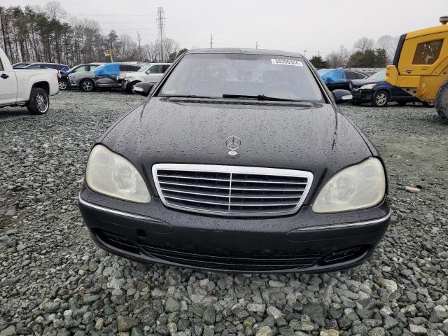 WDBNG83J83A342796 - 2003 MERCEDES-BENZ S 430 4MATIC BLACK photo 5