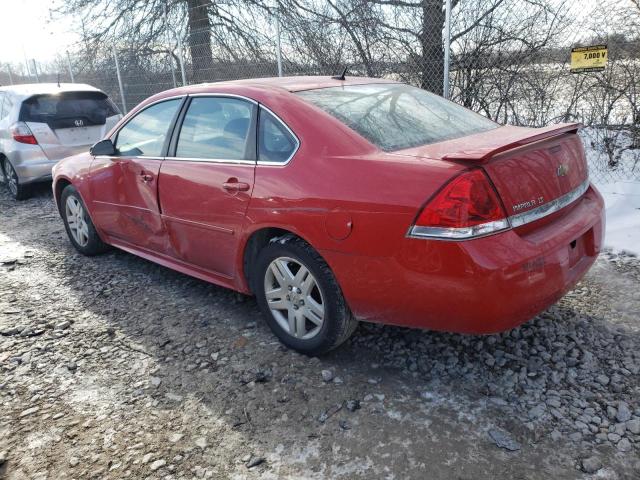 2G1WB5EK1B1189527 - 2011 CHEVROLET IMPALA LT RED photo 2