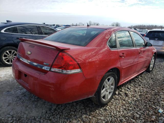 2G1WB5EK1B1189527 - 2011 CHEVROLET IMPALA LT RED photo 3