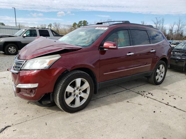 1GNKRJKD0FJ367513 - 2015 CHEVROLET TRAVERSE LTZ RED photo 1