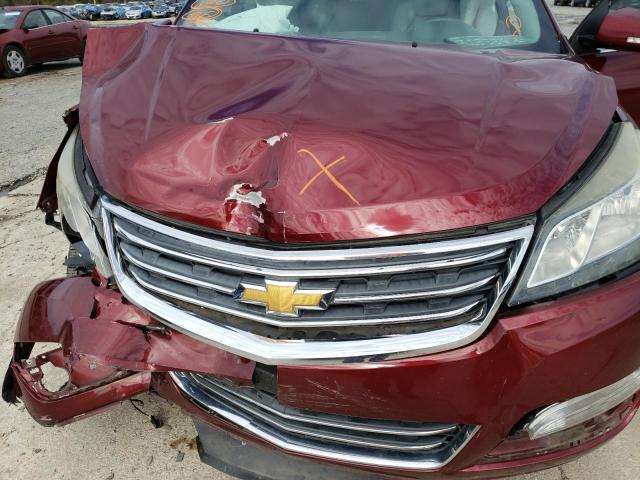 1GNKRJKD0FJ367513 - 2015 CHEVROLET TRAVERSE LTZ RED photo 12