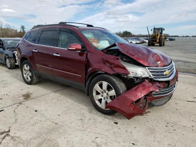 1GNKRJKD0FJ367513 - 2015 CHEVROLET TRAVERSE LTZ RED photo 4