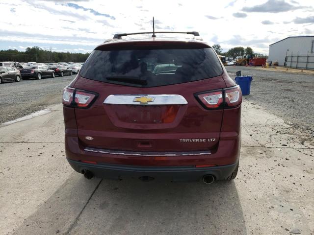 1GNKRJKD0FJ367513 - 2015 CHEVROLET TRAVERSE LTZ RED photo 6