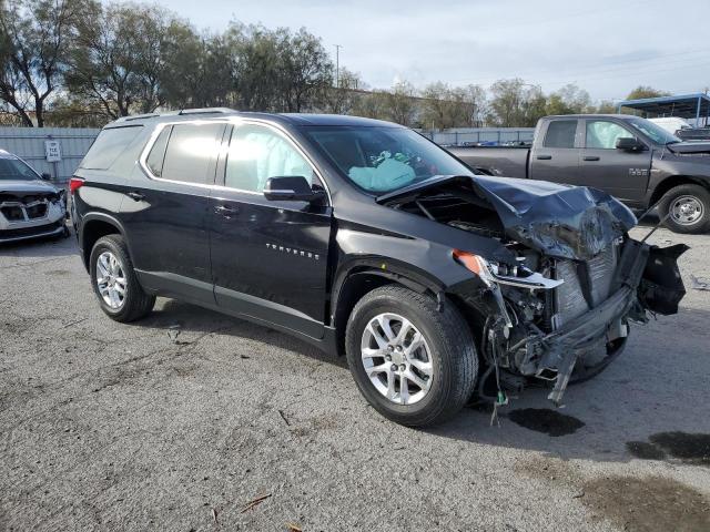 1GNERGKW9KJ263145 - 2019 CHEVROLET TRAVERSE LT BLACK photo 4