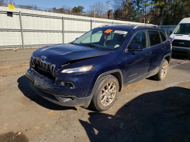 1C4PJLCB0FW627488 - 2015 JEEP CHEROKEE LATITUDE BLUE photo 1