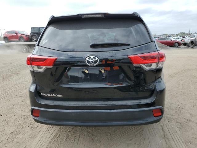 5TDZZRFH6KS293191 - 2019 TOYOTA HIGHLANDER LE BLACK photo 6