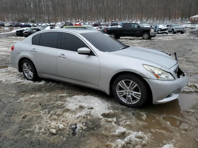 JN1CV6AR9DM768110 - 2013 INFINITI G37 SILVER photo 4