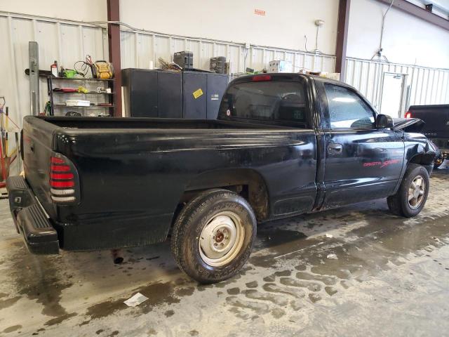 1B7FL26X2WS505410 - 1998 DODGE DAKOTA BLACK photo 3