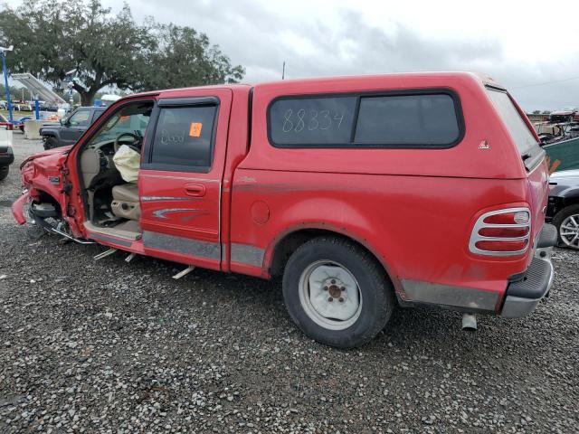 1FTRW07603KA35579 - 2003 FORD F150 SUPERCREW RED photo 2