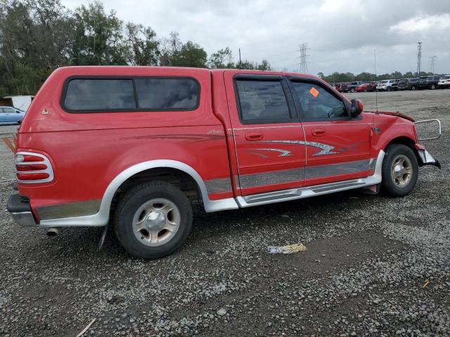 1FTRW07603KA35579 - 2003 FORD F150 SUPERCREW RED photo 3