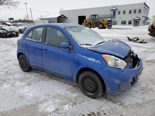 3N1CK3CP0HL264807 - 2017 NISSAN MICRA BLUE photo 4