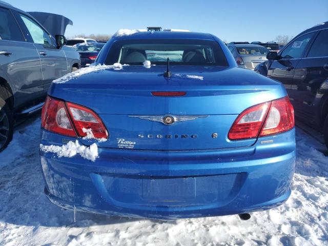 1C3LC55R98N100786 - 2008 CHRYSLER SEBRING TOURING BLUE photo 6