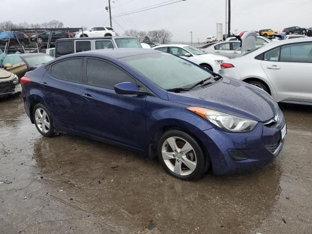 5NPDH4AE6DH280687 - 2013 HYUNDAI ELANTRA GLS BLUE photo 4