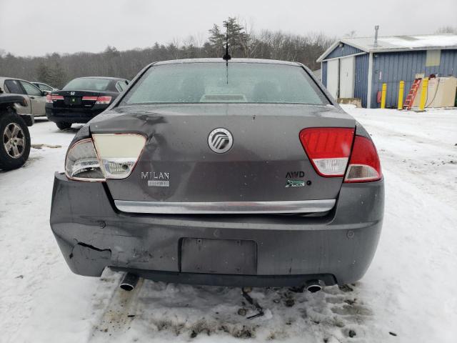 3MEHM0CG3AR600401 - 2010 MERCURY MILAN PREMIER GRAY photo 6