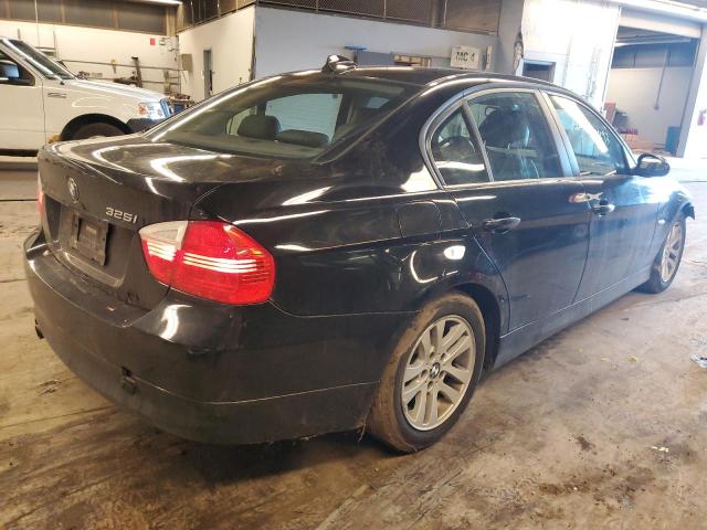 WBAVB17506NK36535 - 2006 BMW 325 I AUTOMATIC BLACK photo 3