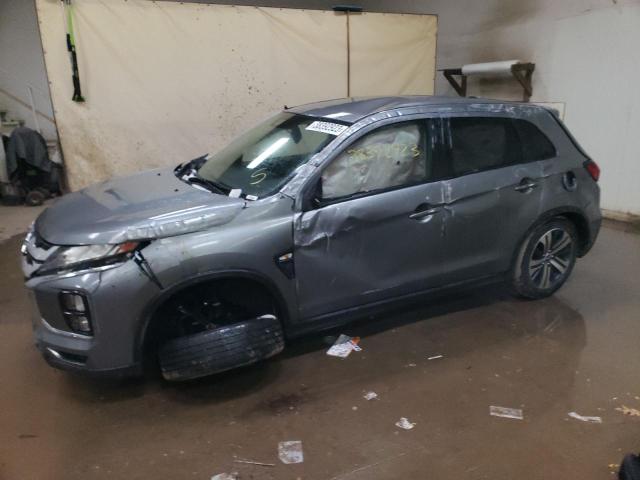 JA4APUAU2MU002088 - 2021 MITSUBISHI OUTLANDER ES GRAY photo 1