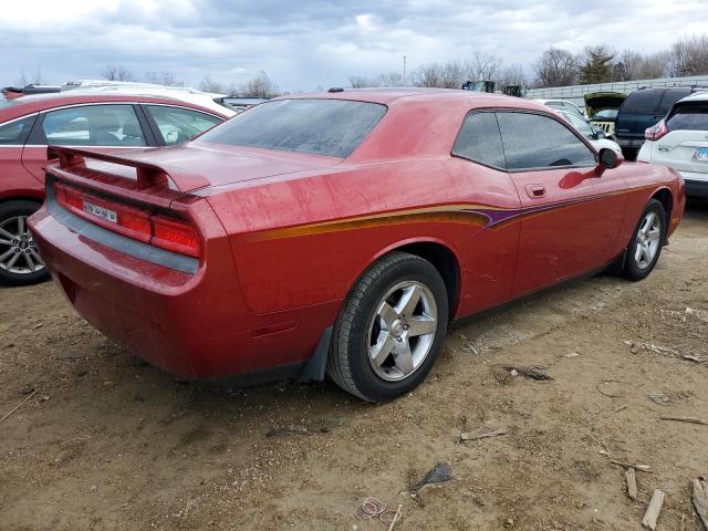 2B3CJ4DV9AH265313 - 2010 DODGE CHALLENGER MAROON photo 3