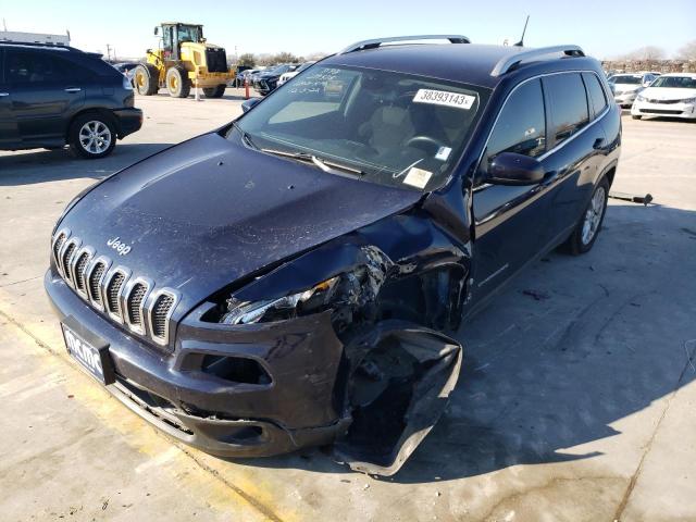 1C4PJLCS8GW178031 - 2016 JEEP CHEROKEE LATITUDE BLUE photo 1