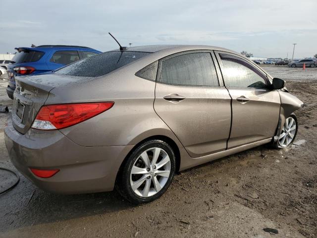 KMHCU4AE0EU595852 - 2014 HYUNDAI ACCENT GLS BROWN photo 3