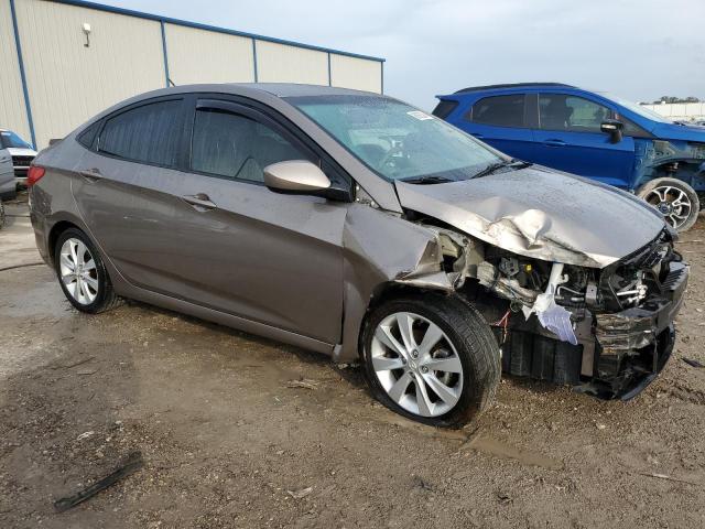 KMHCU4AE0EU595852 - 2014 HYUNDAI ACCENT GLS BROWN photo 4