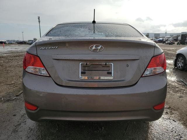 KMHCU4AE0EU595852 - 2014 HYUNDAI ACCENT GLS BROWN photo 6