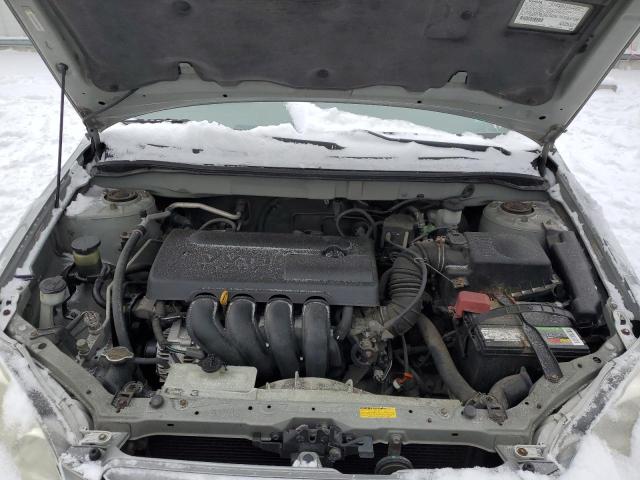 2T1BR32E53C084321 - 2003 TOYOTA COROLLA CE SILVER photo 11