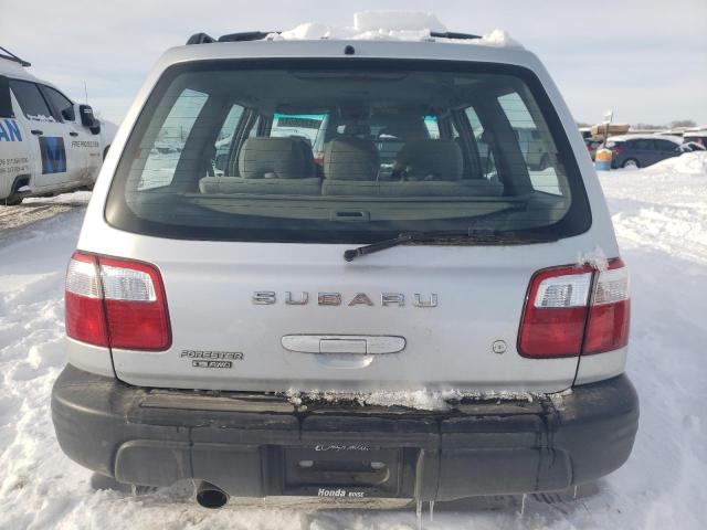 JF1SF63572H726188 - 2002 SUBARU FORESTER L GRAY photo 6