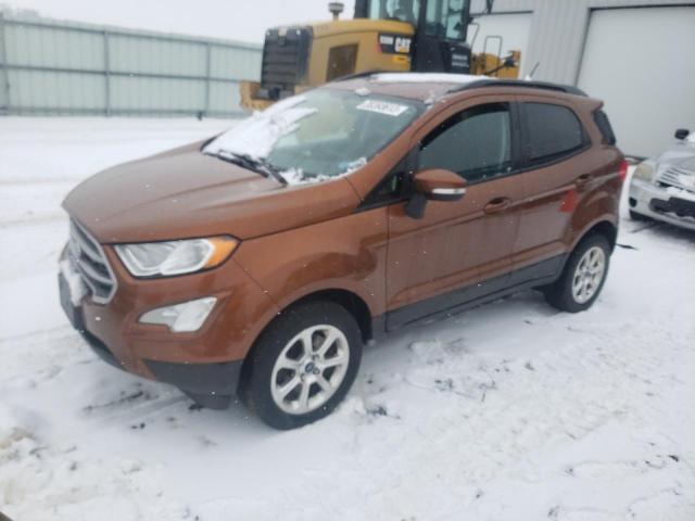 MAJ6P1UL5JC192635 - 2018 FORD ECOSPORT SE BROWN photo 1