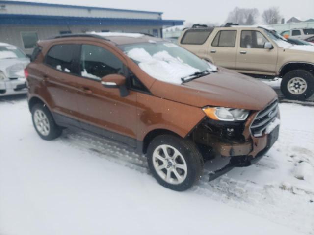 MAJ6P1UL5JC192635 - 2018 FORD ECOSPORT SE BROWN photo 4