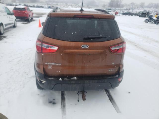 MAJ6P1UL5JC192635 - 2018 FORD ECOSPORT SE BROWN photo 6