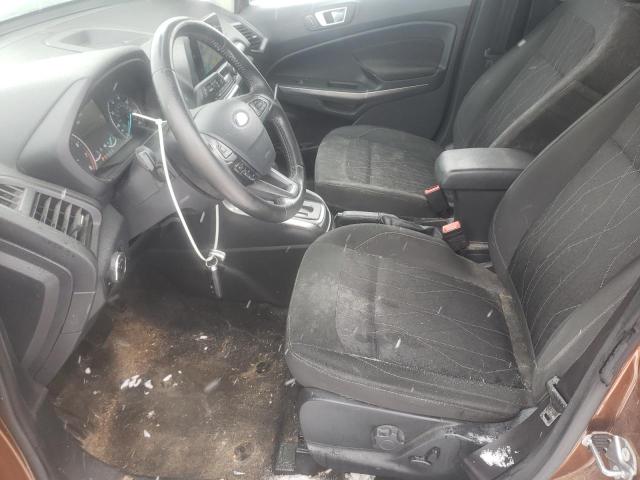 MAJ6P1UL5JC192635 - 2018 FORD ECOSPORT SE BROWN photo 7