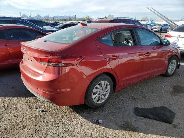 5NPD74LF9HH116087 - 2017 HYUNDAI ELANTRA SE RED photo 3