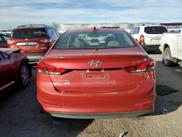 5NPD74LF9HH116087 - 2017 HYUNDAI ELANTRA SE RED photo 6