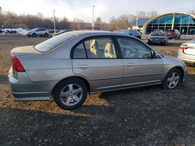 2HGES26715H565376 - 2005 HONDA CIVIC EX BEIGE photo 3