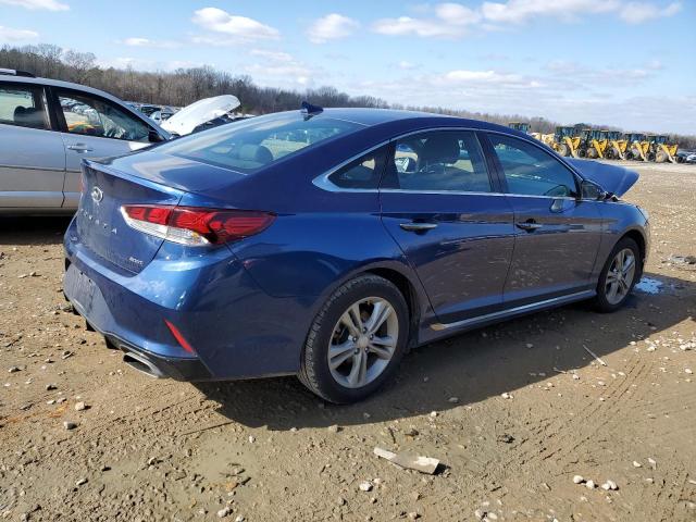 5NPE34AF2JH726177 - 2018 HYUNDAI SONATA SPORT BLUE photo 3