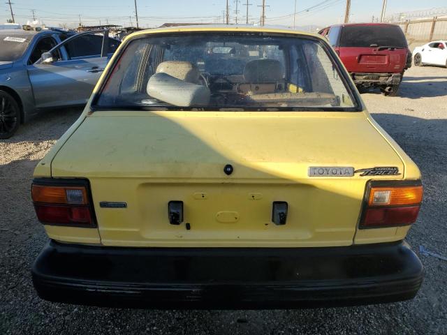 JT2AL21E3C4464617 - 1982 TOYOTA TERCEL DELUXE YELLOW photo 6