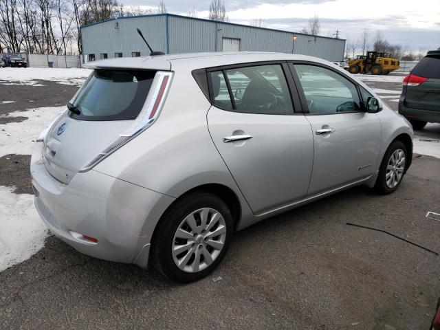 1N4AZ0CPXDC425464 - 2013 NISSAN LEAF S SILVER photo 3