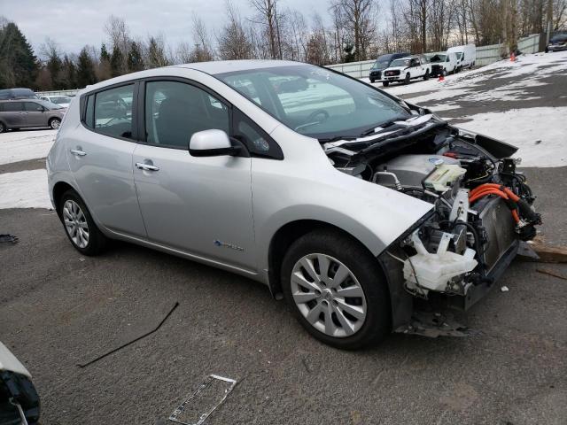 1N4AZ0CPXDC425464 - 2013 NISSAN LEAF S SILVER photo 4